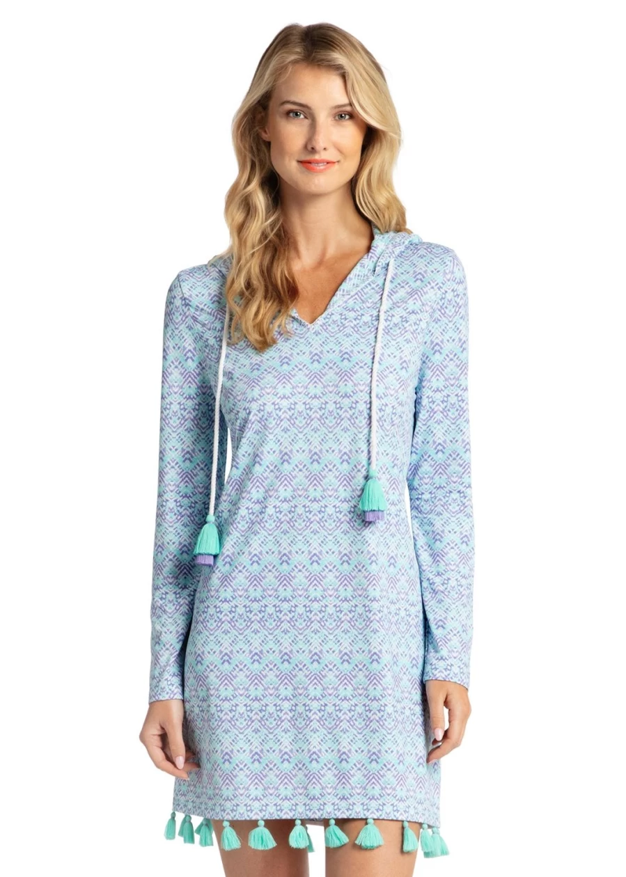 Cabana Life Women's Naples Hooded Beach Cover Up Swimsuit Wrap