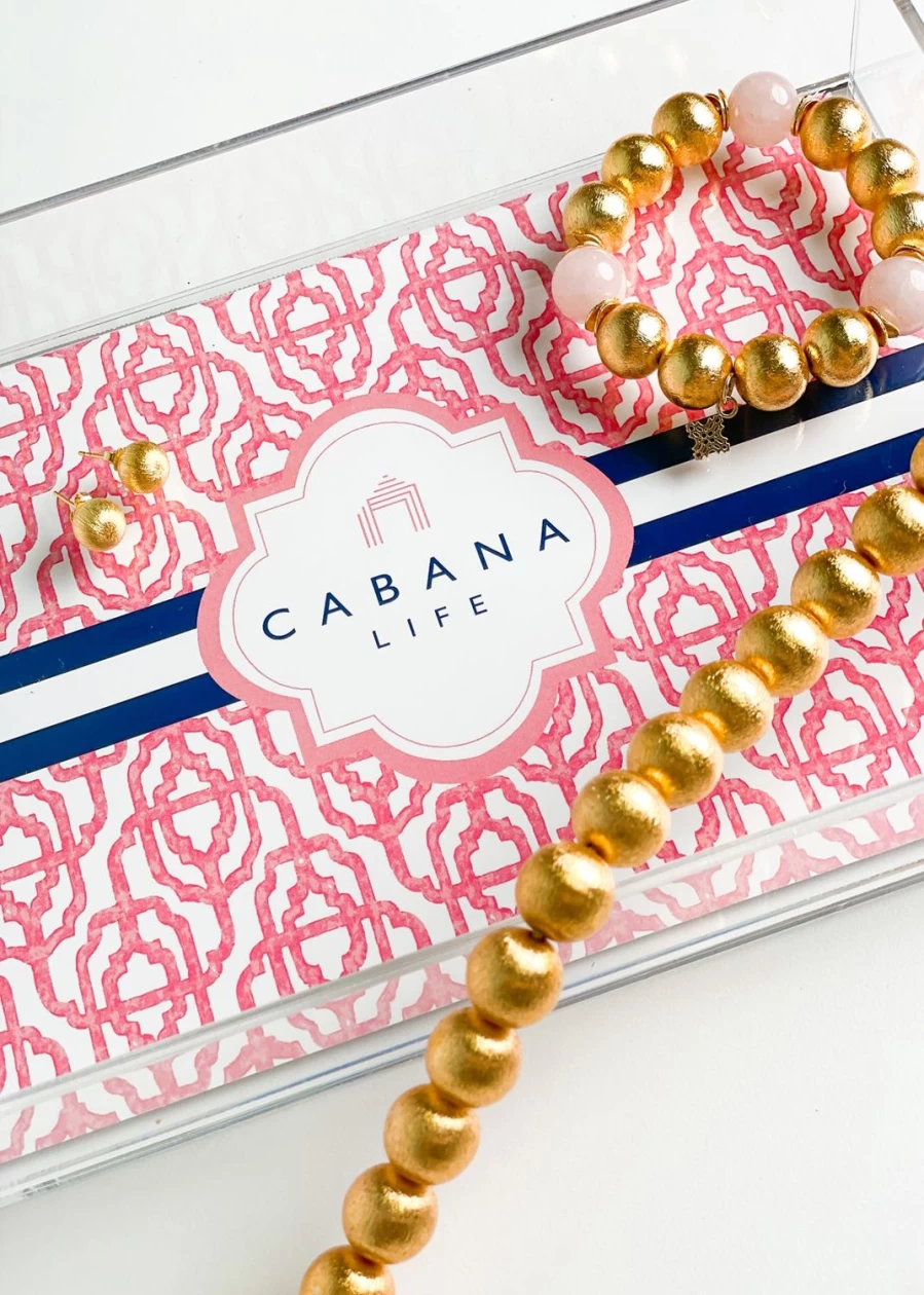 Cabana Life Women's Napa Small Tray – Stylish Portable Organizer