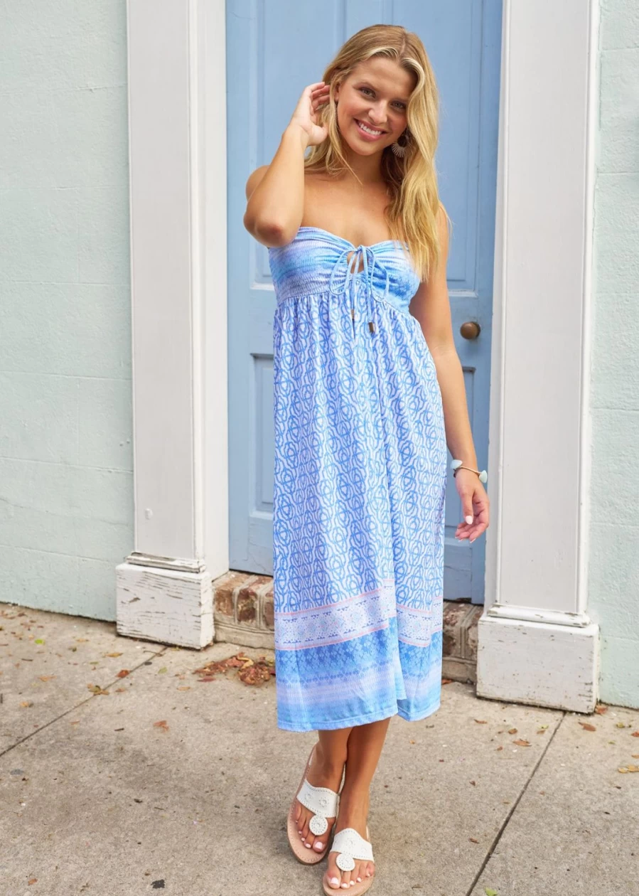 Cabana Life Women's Lake Como Convertible Dress - Versatile Summer Beach Dress