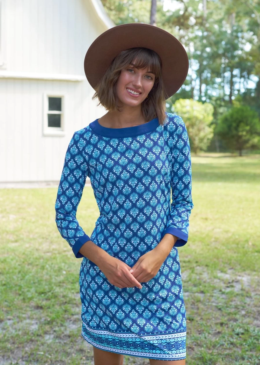 Cabana Life Women's Kiawah Island Shift Dress - Lightweight Beach Cover-Up & Casual Summer Dress