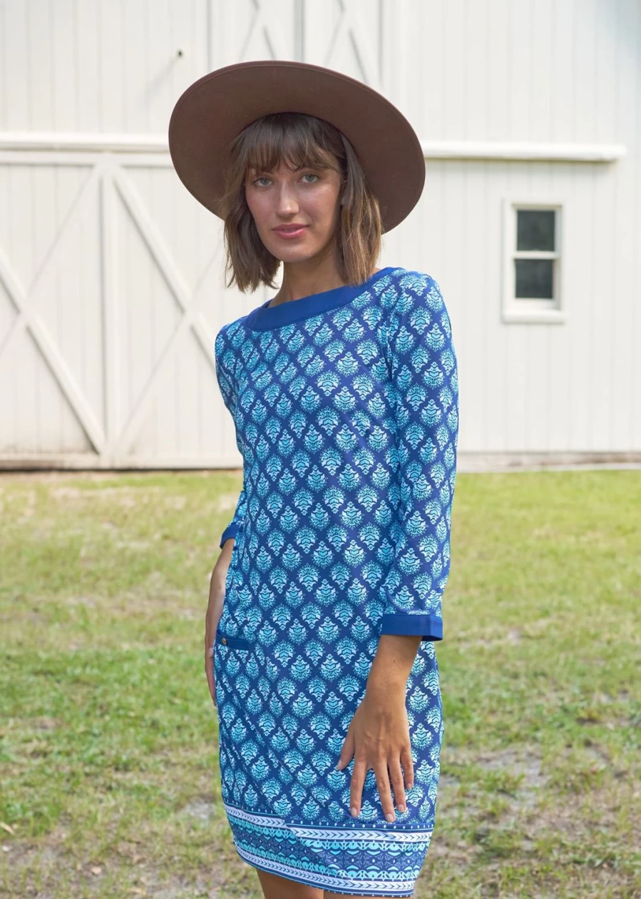 Cabana Life Women's Kiawah Island Shift Dress - Lightweight Beach Cover-Up & Casual Summer Dress