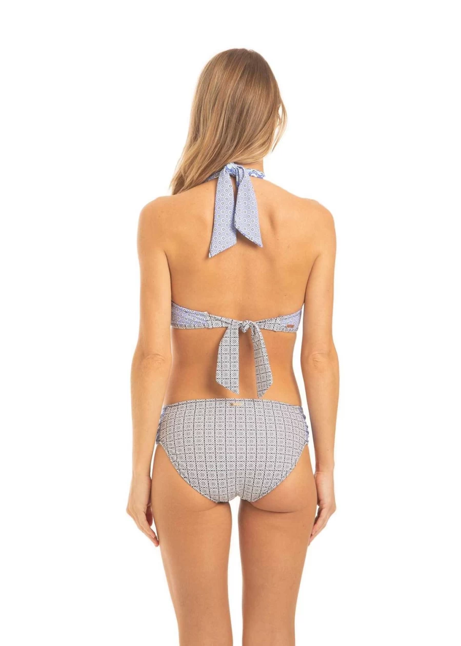 Women's UPF 50+ Midnight Marrakesh Bikini Bottom | Cabana Life Swimwear