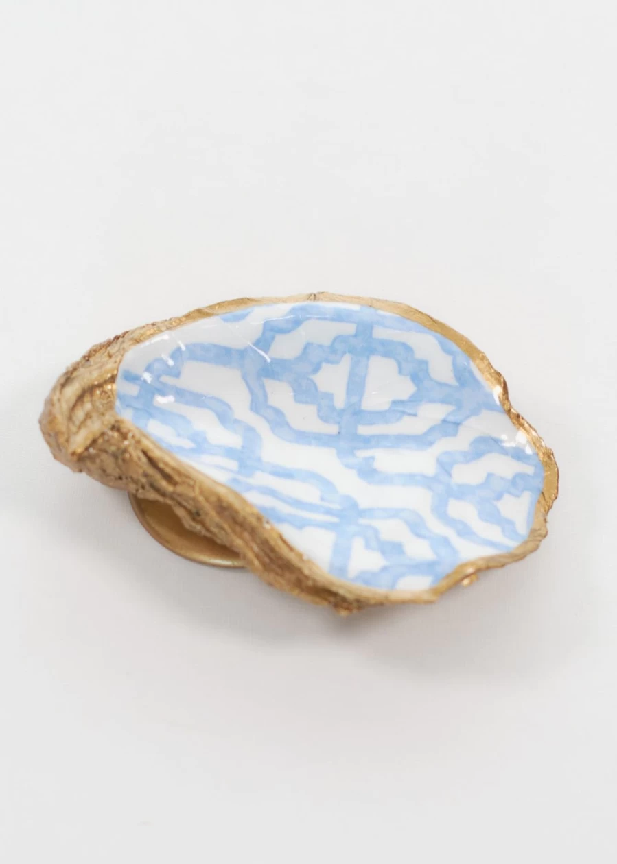 Cabana Life Women's Lake Como Oyster Jewelry Dish - Elegant Decorative Shell Tray for Accessories