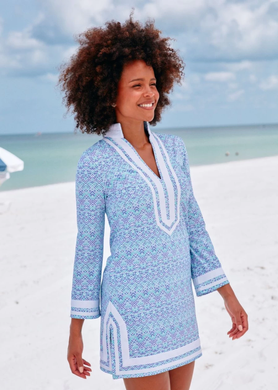 Cabana Life Women's Naples Tunic Dress - Flowy Summer Beach Tunic for Women
