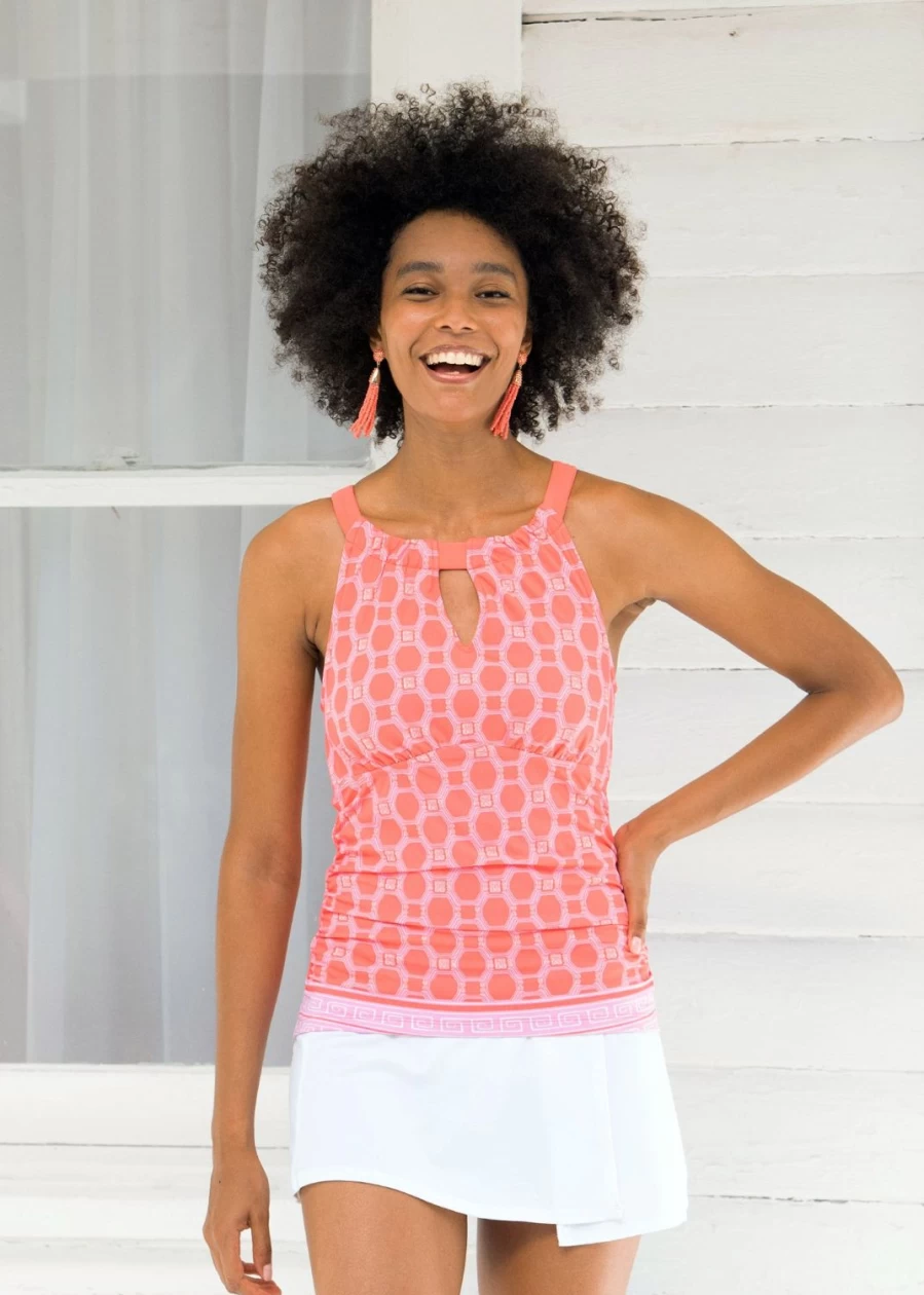 Cabana Life Women's Spring Regatta Tankini Top - Swimwear for Women