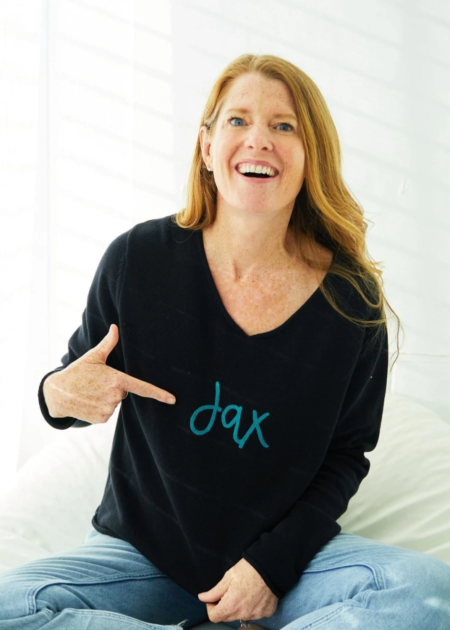 Cabana Life Women's Black Jax V-Neck Sweater - Soft Knit Pullover Top