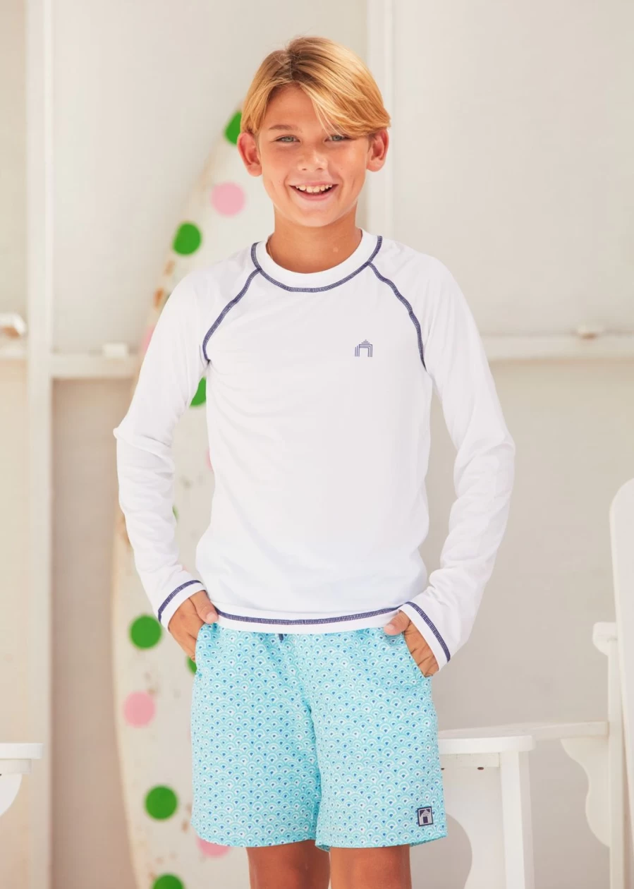 Cabana Life Boys' Amalfi Coast Swim Trunks - Quick-Dry Beach Shorts for Kids