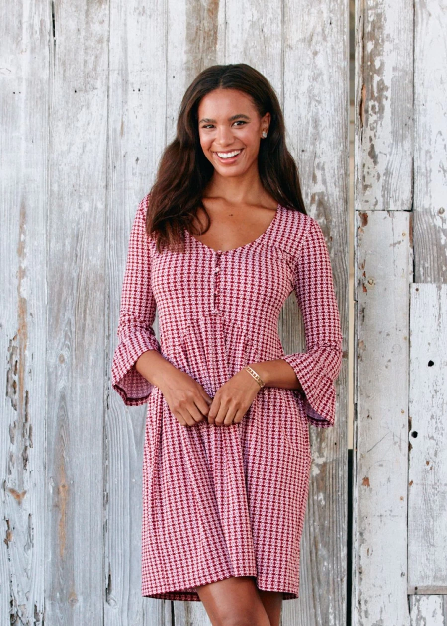 Cabana Life Women's Brooklyn Babydoll Dress - Flowy Summer Dress for Women