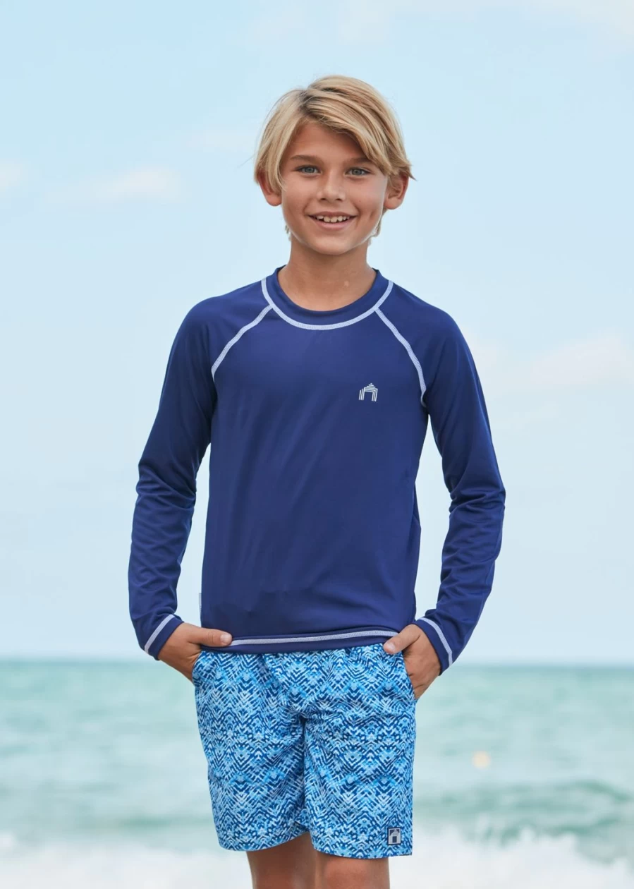 Cabana Life Boys Coral Springs Quick-Dry Swim Trunks for Kids
