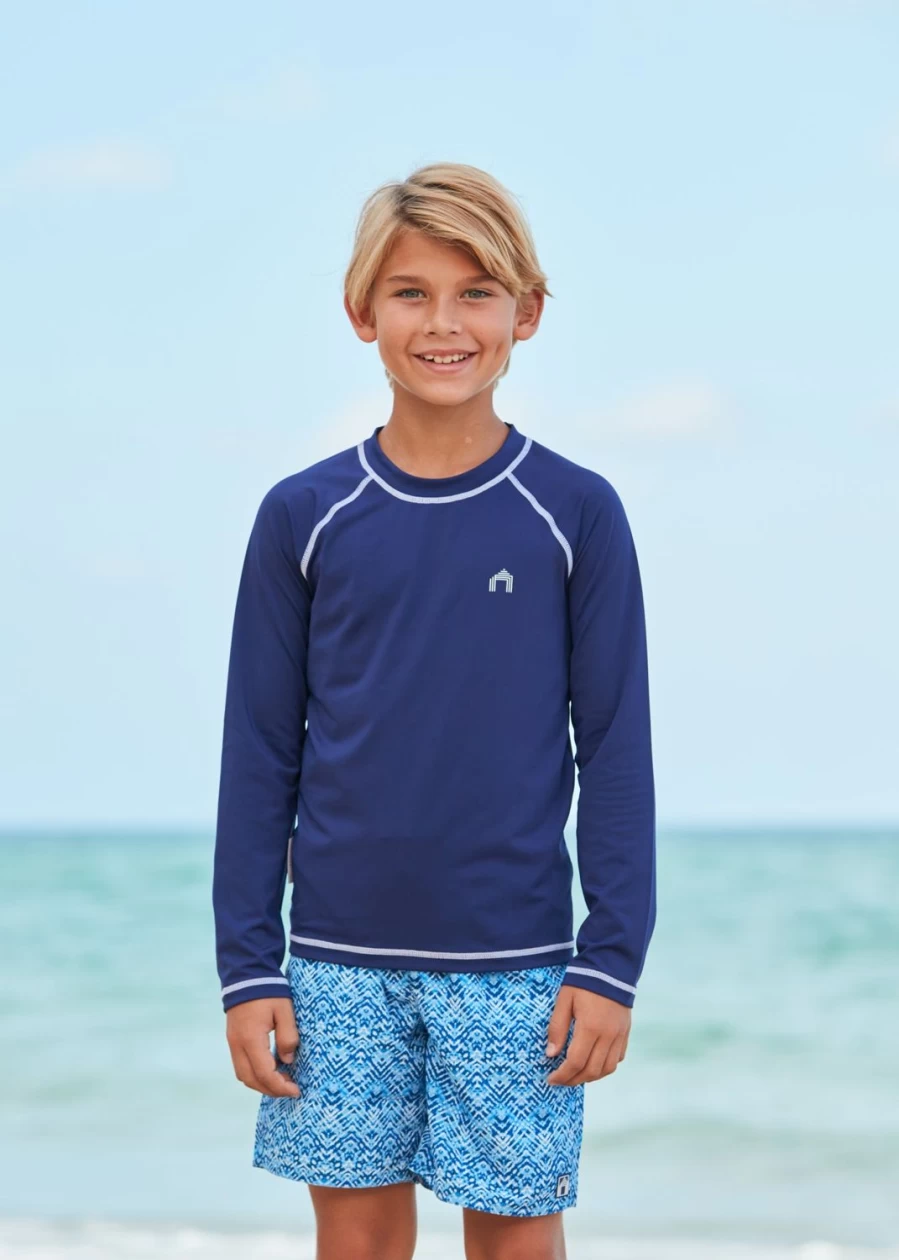 Cabana Life Boys Coral Springs Quick-Dry Swim Trunks for Kids